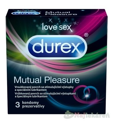 E-shop DUREX Mutual Pleasure kondómy 3ks
