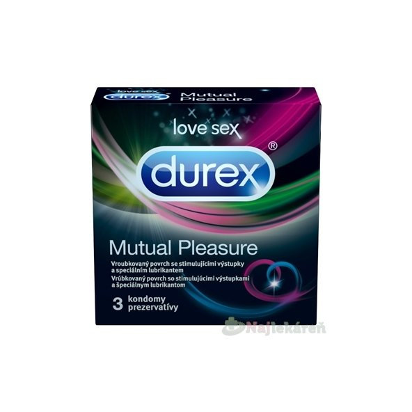 DUREX Mutual Pleasure kondómy 3ks