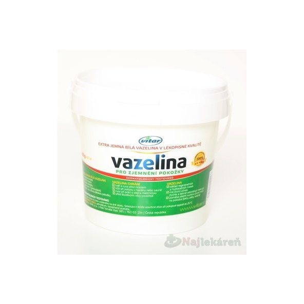VITAR Vazelína extra jemná biela 400 g