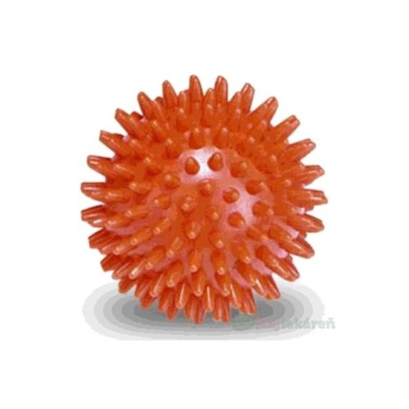 GYMY MASÁŽNA LOPTIČKA - ježko oranžová, priemer 6cm, 1ks
