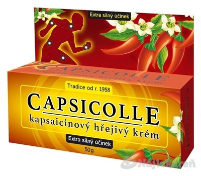 E-shop CAPSICOLLE kapsaicínový krém, 50 g