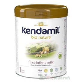 KENDAMIL BIO Nature 1 DHA+ počiatočná mliečna dojčenská výživa (od narodenia) 1x800 g