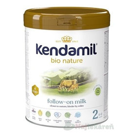 KENDAMIL BIO Nature 2 HMO+ následná mliečna dojčenská výživa (od ukonč. 6. mesiaca) 800 g