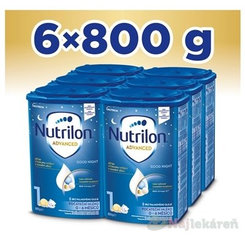 Nutrilon Advanced 1 Good Night počiatočná mliečna dojčenská výživa v prášku (0-6 mesiacov) 6x800 g