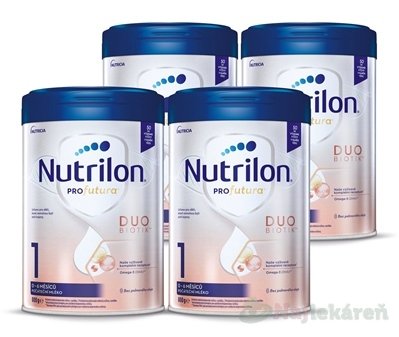 E-shop Nutrilon 1 Profutura DUOBIOTIK počiatočná dojčenská výživa (0-6 mesiacov) 4x800 g