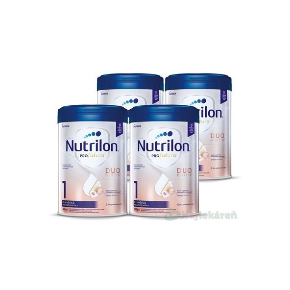 Nutrilon 1 Profutura DUOBIOTIK počiatočná dojčenská výživa (0-6 mesiacov) 4x800 g