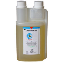 Dermanorm oil pre zdravú kožu a srsť mačiek, psov a koní 500ml
