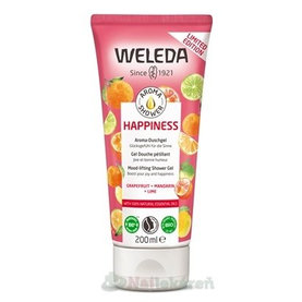 WELEDA Aroma shower HAPPINESS sprchový gél (grapefruit, mandarin,lime) 200 ml