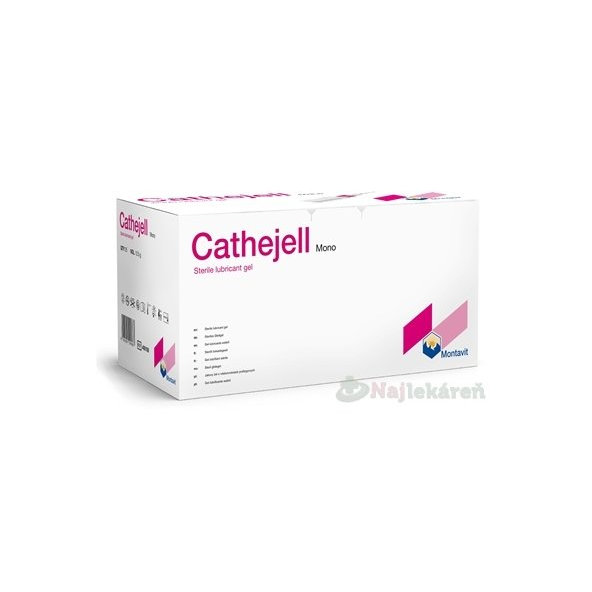 Cathejell MONO sterilný lubrikačný gél v naplnenej harmonikovej striekačke 25x12,5 g