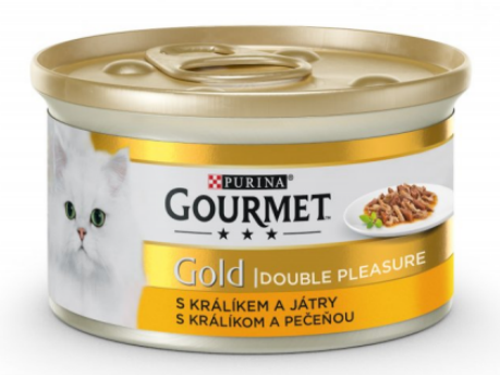 E-shop GOURMET GOLD cat králik&pečeň konzervy pre mačky 12x85g