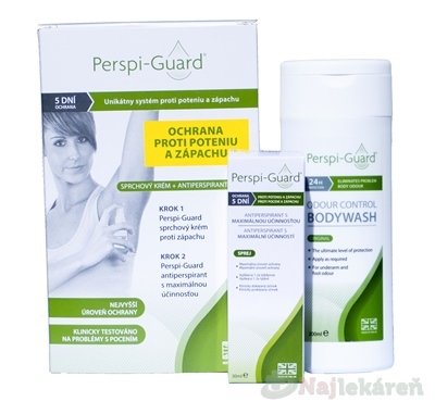 E-shop Perspi-Guard Balíček antiperspirant 30 ml + sprchový krém proti zápachu 200 ml