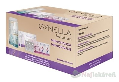 E-shop GYNELLA Solution MENOPAUZA Artrogel 21x7,5 g + Balance čapíky 10 ks + Intimate Foam 150 ml