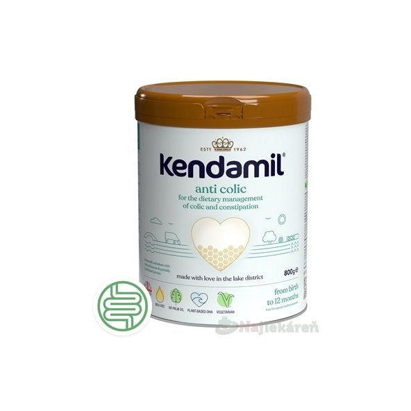 KENDAMIL A. C. anti colic dojčenská výživa (od narodenia do 12. mesiacov) 800 g