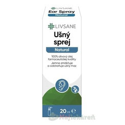 LIVSANE Ušný sprej Natural s olivovým olejom 20 ml