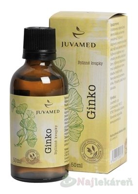 E-shop JUVAMED Ginko bylinné kvapky 50 ml