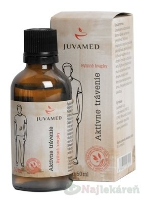 E-shop JUVAMED Aktívne trávenie bylinné kvapky 50 ml