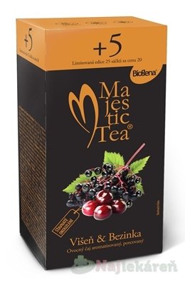E-shop Biogena Majestic Tea Višňa & Baza, 25x2,5 g