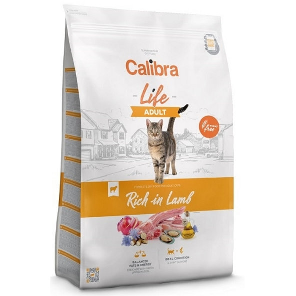 Calibra Cat Life Adult lamb granule pre mačky 1,5kg