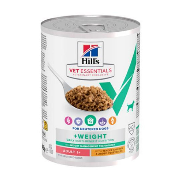 HILLS VE Canine Multi benefit Adult Weight Chicken konzerva pre psy 363g