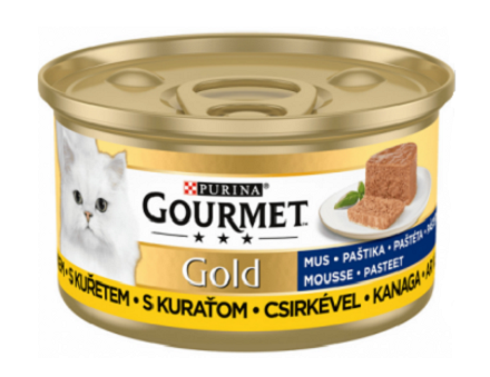 E-shop GOURMET GOLD cat kura paštéta konzervy pre mačky 12x85g
