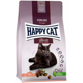 Happy Cat SUPREME - Sterilised Atlantik-Lachs/Losos granule pre kastrované mačky 1,3kg