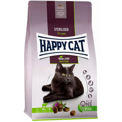 Happy Cat SUPREME - Sterilised Weide-Lamm/Jahňacie granule pre kastrované mačky 1,3kg