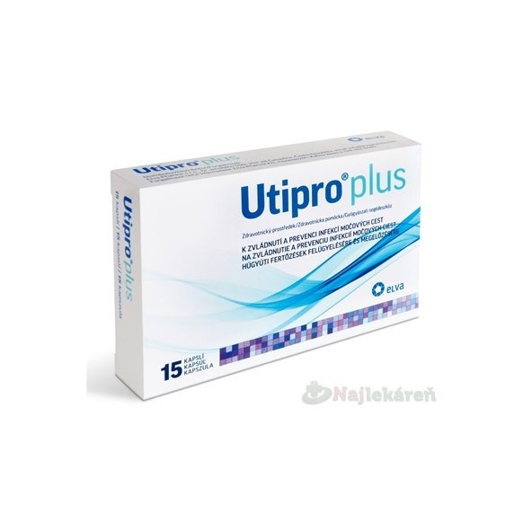 Utipro plus na ochorenia močových ciest 15 kapsúl