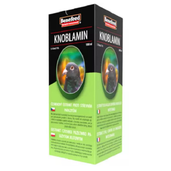 Knoblamin cesnakový extrakt proti črevným parazitom pre holuby 500ml