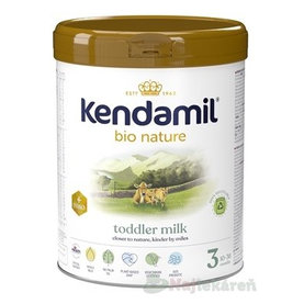 KENDAMIL BIO Nature 3 HMO+ následná mliečna dojčenská výživa (od ukonč. 10. mesiaca) 800 g