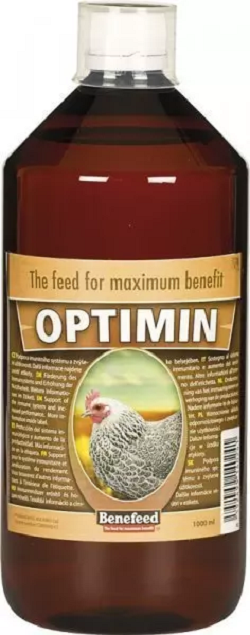E-shop Optimin na podporu imunitného systému a zvýšenie úžitkovosti hydiny 1000ml