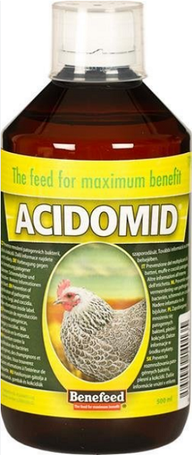 E-shop Acidomid D minerálno vitamínový roztok pre hydinu 1000ml