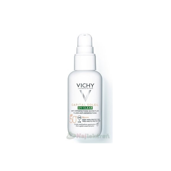 VICHY Capital Soleil UV-Clear SPF 50+ ochranný fluid 40ml