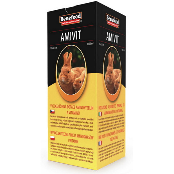 Amivit K aminokyseliny a vitamíny pre králiky 1000ml