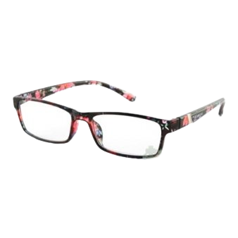 E-shop American Way okuliare na čítanie FLEX čierno-kvetinové +3.50