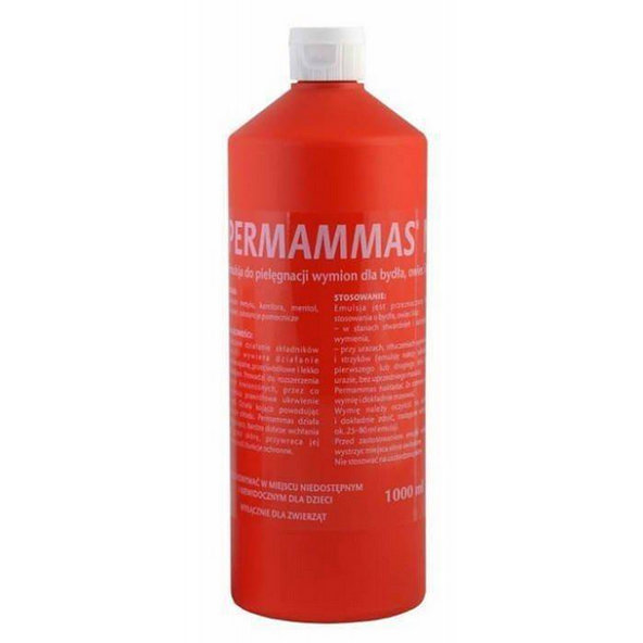 Permammas N kožná emulzia proti zápalu pre hospodárske zvieratá 1000ml