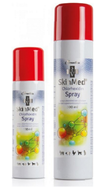 E-shop SkinMed Chlorhexidin spray na lokálne ošetrenie a na dezinfekciu 150ml
