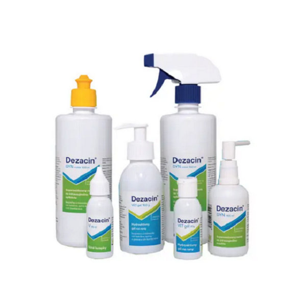Dezacin Vet H+ 1% superoxidovaný roztok s kyselinou hyaluronovou pre zvieratá 150ml