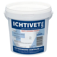 Ichtivet 10% ichtamolová masť pre zvieratá 1kg