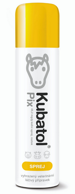 E-shop Kubatol Pix spray dezenfekčný sprej pre kone a hospodárske zvieratá 150ml