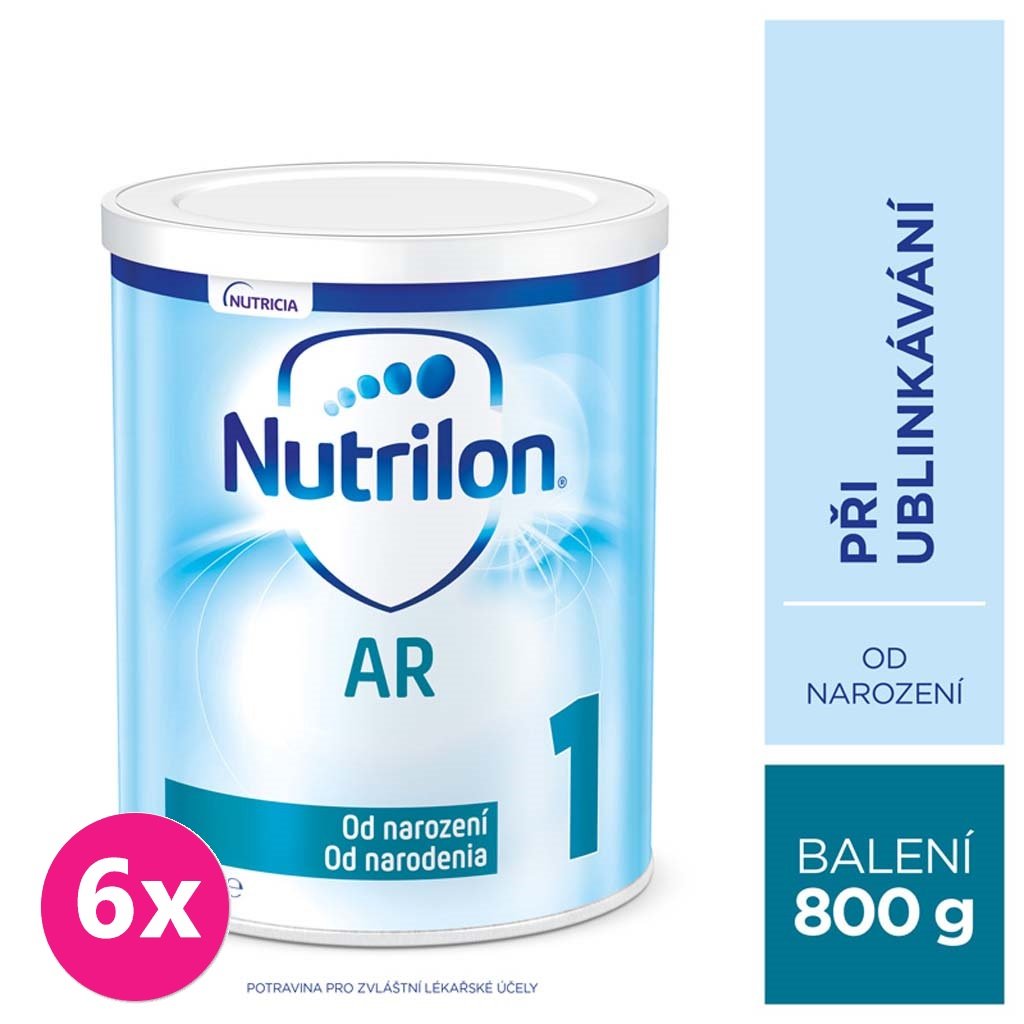 E-shop 6x NUTRILON 1 AR špeciálne počiatočné mlieko 800 g, 0+