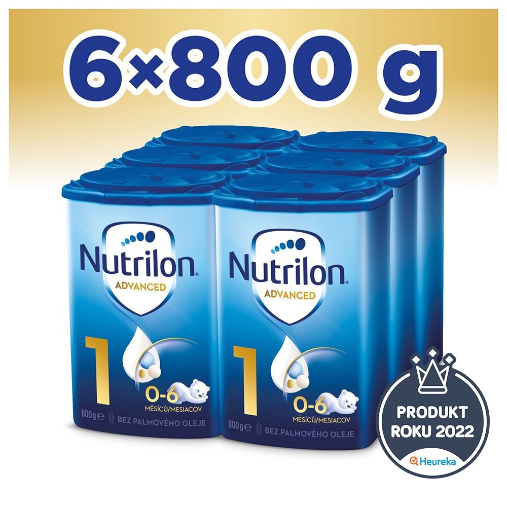 E-shop 6x NUTRILON 1 Počiatočné dojčenské mlieko 800 g, 0+