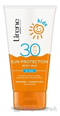 E-shop Lirene SUN PROTECTION Kids SPF 30 opaľovacie mlieko pre deti 150ml