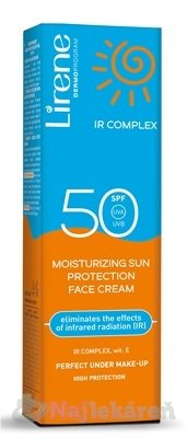 E-shop Lirene MOISTURIZING SUN SPF 50 IR complex krém na tvár 40ml