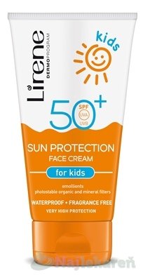E-shop Lirene SUN PROTECTION Kids SPF 50+ krém pre deti 50ml