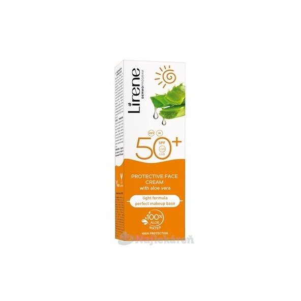 Lirene PROTECTIVE FACE SPF 50+ pleťová emulzia 50ml