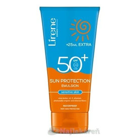 Lirene SUN PROTECTION SPF 50+ sensitive emulzia 175ml