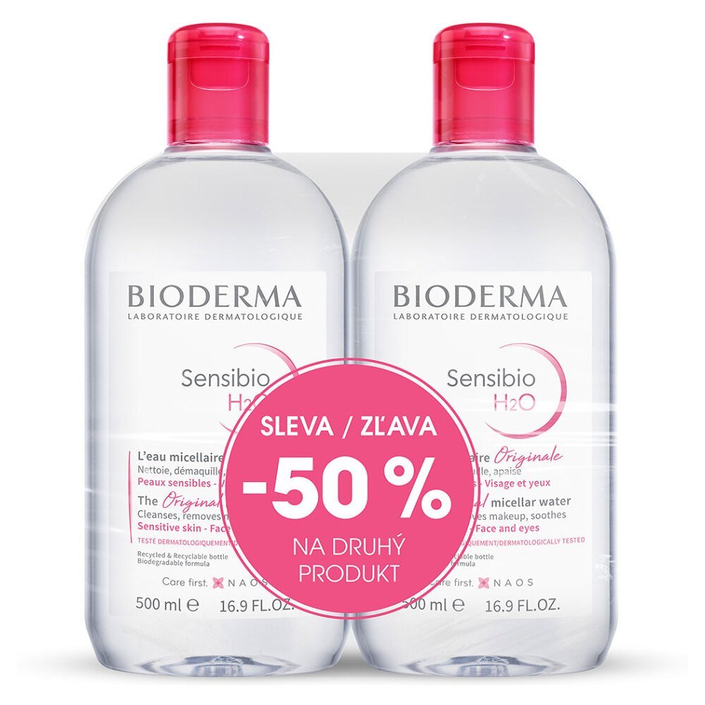 E-shop BIODERMA Sensibio H2O micelárna voda 500 + 500ml
