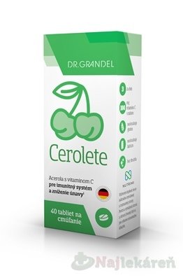 E-shop DR.GRANDEL CEROLETE tablety na cmúľanie 40 ks