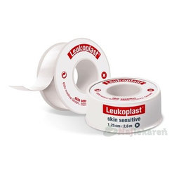 LEUKOPLAST SKIN SENSITIVE náplasť na cievke 1,25cm x 2,6m, 1ks
