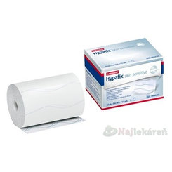 LEUKOPLAST HYPAFIX SKIN SENSITIVE fixačná adhezívna silikónová náplasť 10cm x 5m, 1ks